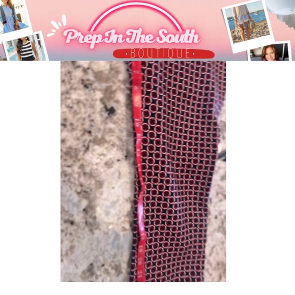 Banana Republic 4 Hampton Fit Bold Print Crop Pants – Blue & Ranger Red Nautical - Picture 5 of 7